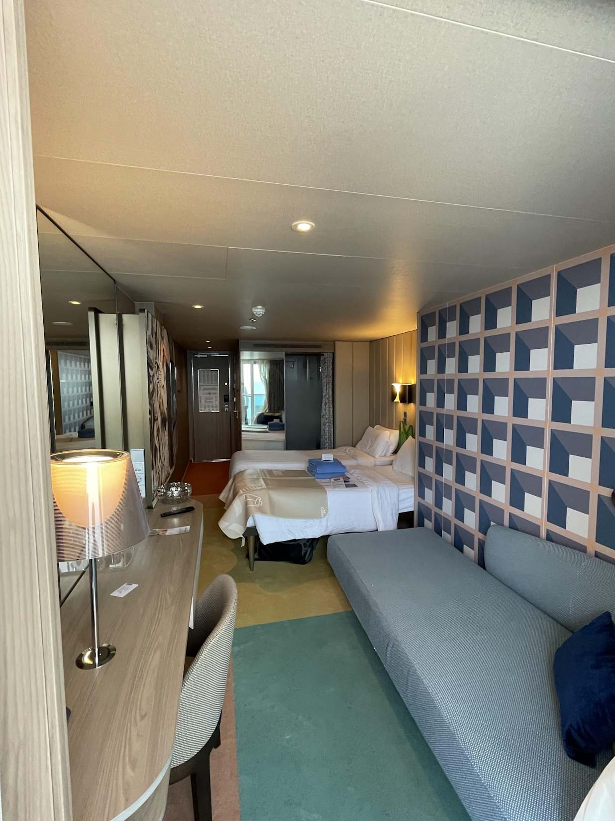 Balcony cabin on Costa Smeralda